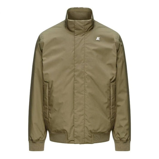 K-WAY AI26-27 Giacca Arsene Warm Micro Canvas Green Army Uomo
