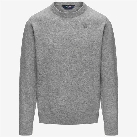 K-WAY AI26-27 Felpa Sebastien Fleece Stitch Grey Mid Uomo - Kirù Boutique 28 | Chiavari