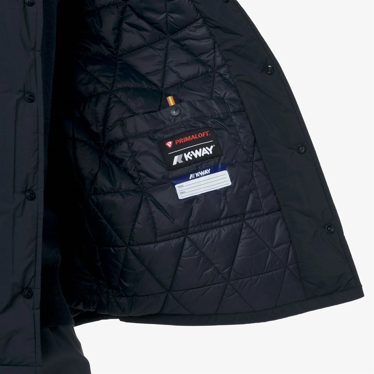 K-WAY AI26-27 Giacca Umbert Plain Warm Blue Depth Uomo - Kirù Boutique 28 | Chiavari