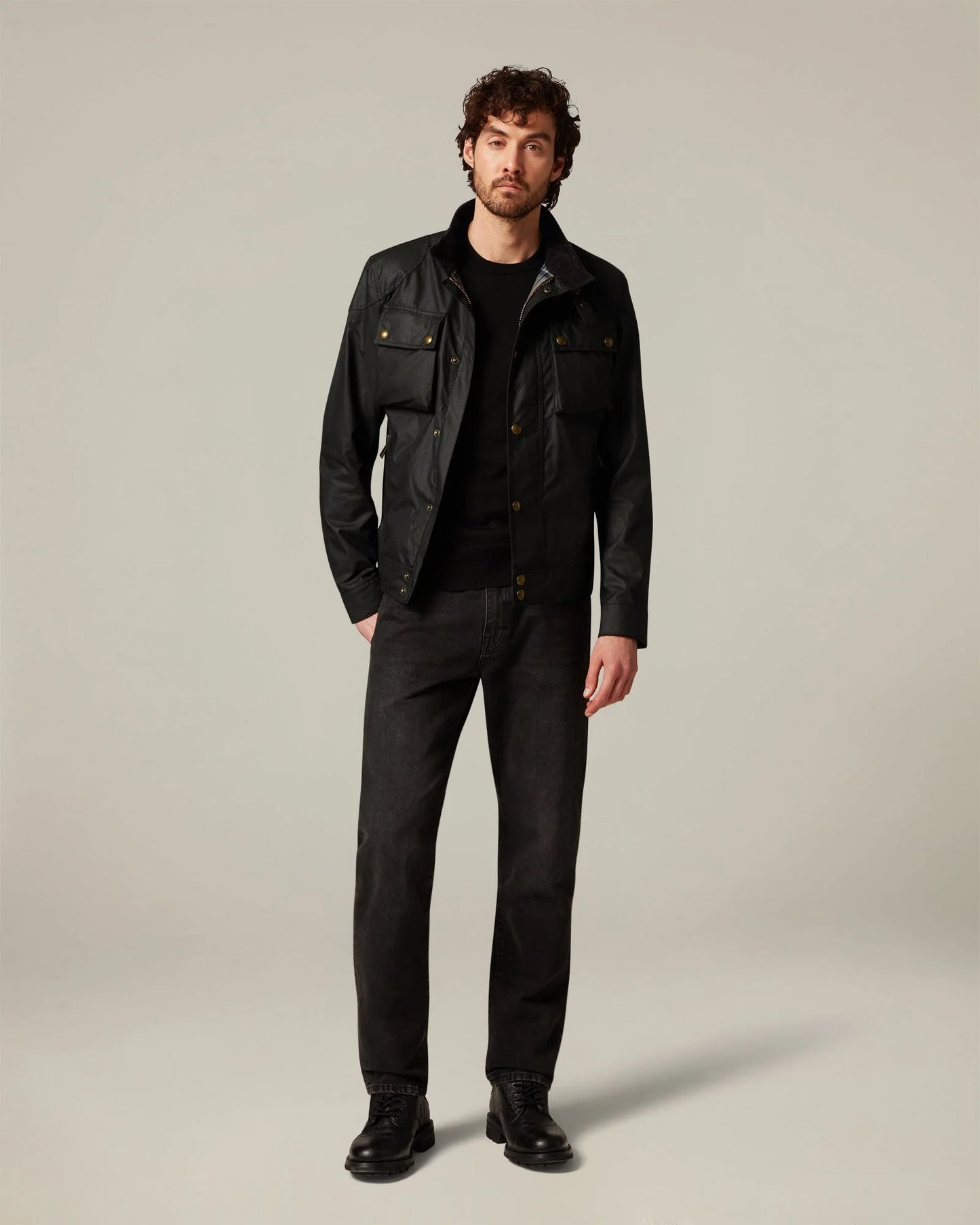 BELSTAFF AI26-27 Giacca Racemaster Icon Black Man