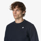 K-WAY AI26-27 Felpa Baptiste Heavy Fleece Blue Depth Uomo - Kirù Boutique 28 | Chiavari