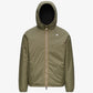 K-WAY AI26-27 Giacca Jack Spacer Nylon Double Reversibile Black Pure-Green Army Uomo - Kirù Boutique 28 | Chiavari