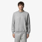 K-WAY AI26-27 Felpa Baptiste Heavy Fleece Grey Mid Melage Uomo - Kirù Boutique 28 | Chiavari