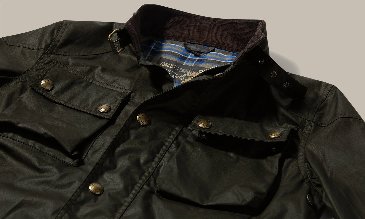 BELSTAFF AI26-27 Giacca Racemaster Icon Faded Olive Man - Kirù Boutique 28 | Chiavari