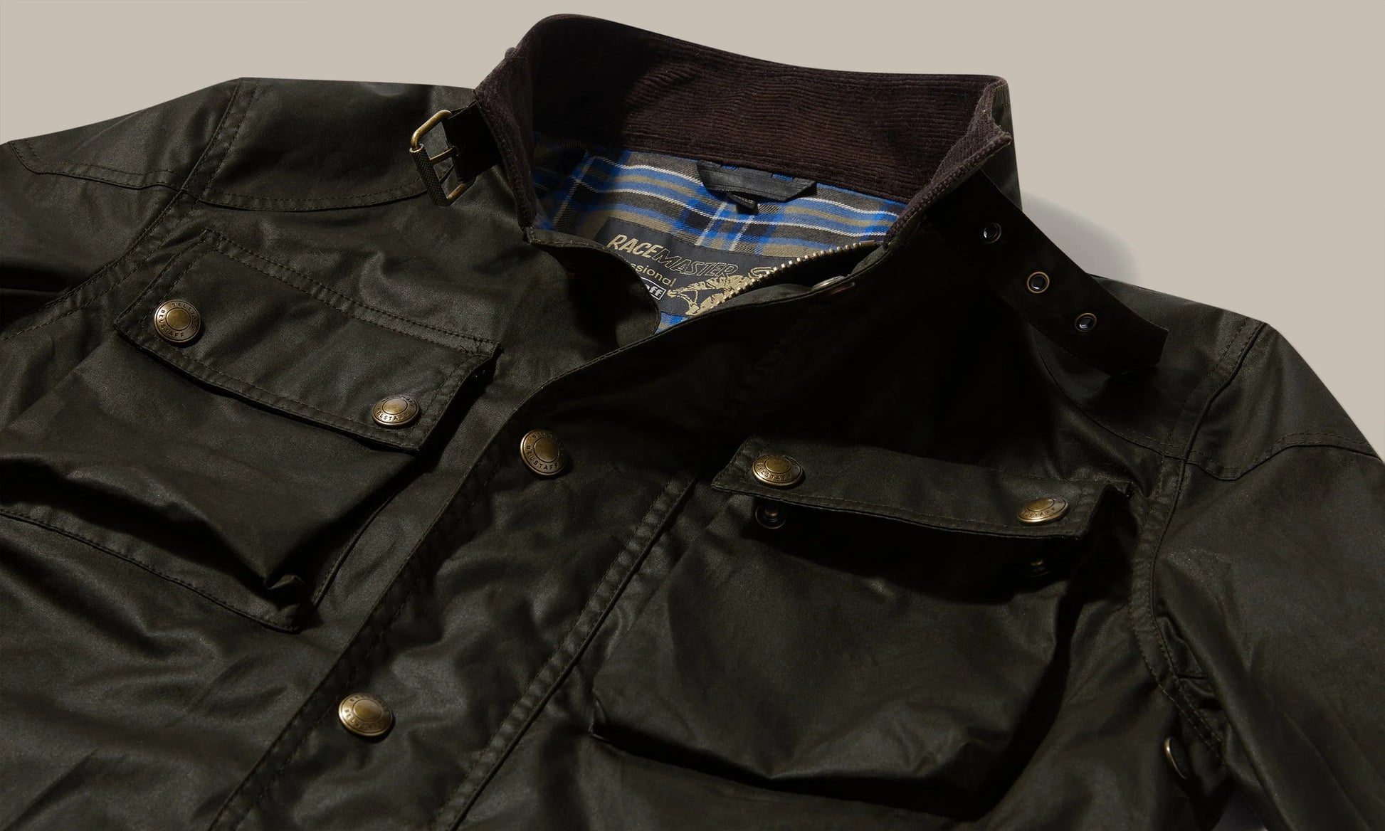 BELSTAFF AI26-27 Giacca Racemaster Icon Faded Olive Man - Kirù Boutique 28 | Chiavari