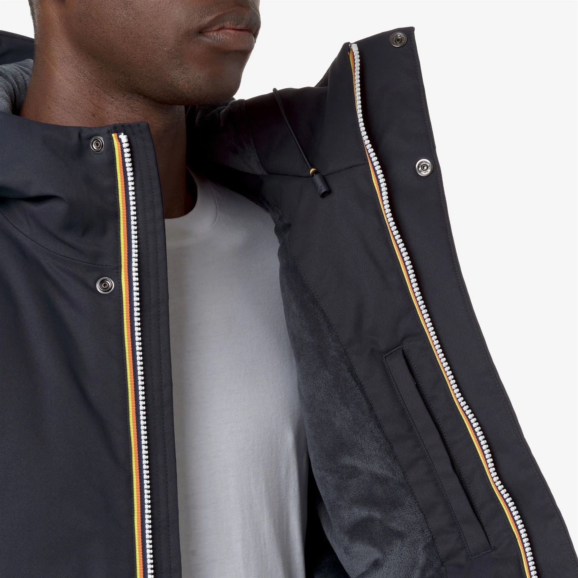 K-WAY AI26-27 Giacca Jacko Twill Marmotta Blue D-Blue A Uomo - Kirù Boutique 28 | Chiavari