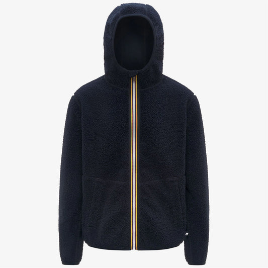 K-WAY AI26-27 Giacca Jack Sherpa Polar Double Reversibile Blue Depth-Blue Depth Uomo - Kirù Boutique 28 | Chiavari