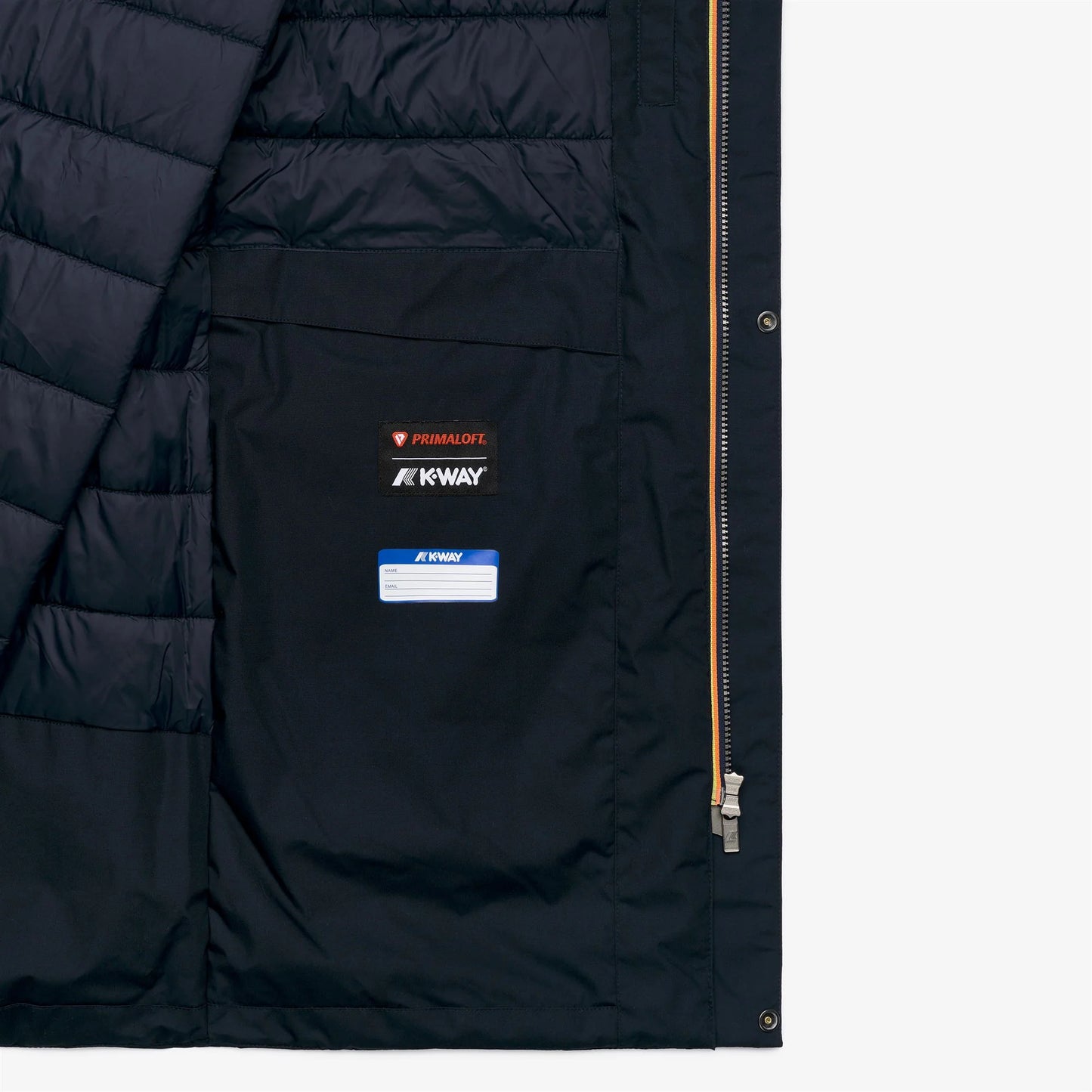 K-WAY AI26-27 Giacca Thomas Warm Micro Canvas Blue Depth Uomo