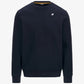 K-WAY AI26-27 Felpa Baptiste Heavy Fleece Blue Depth Uomo - Kirù Boutique 28 | Chiavari