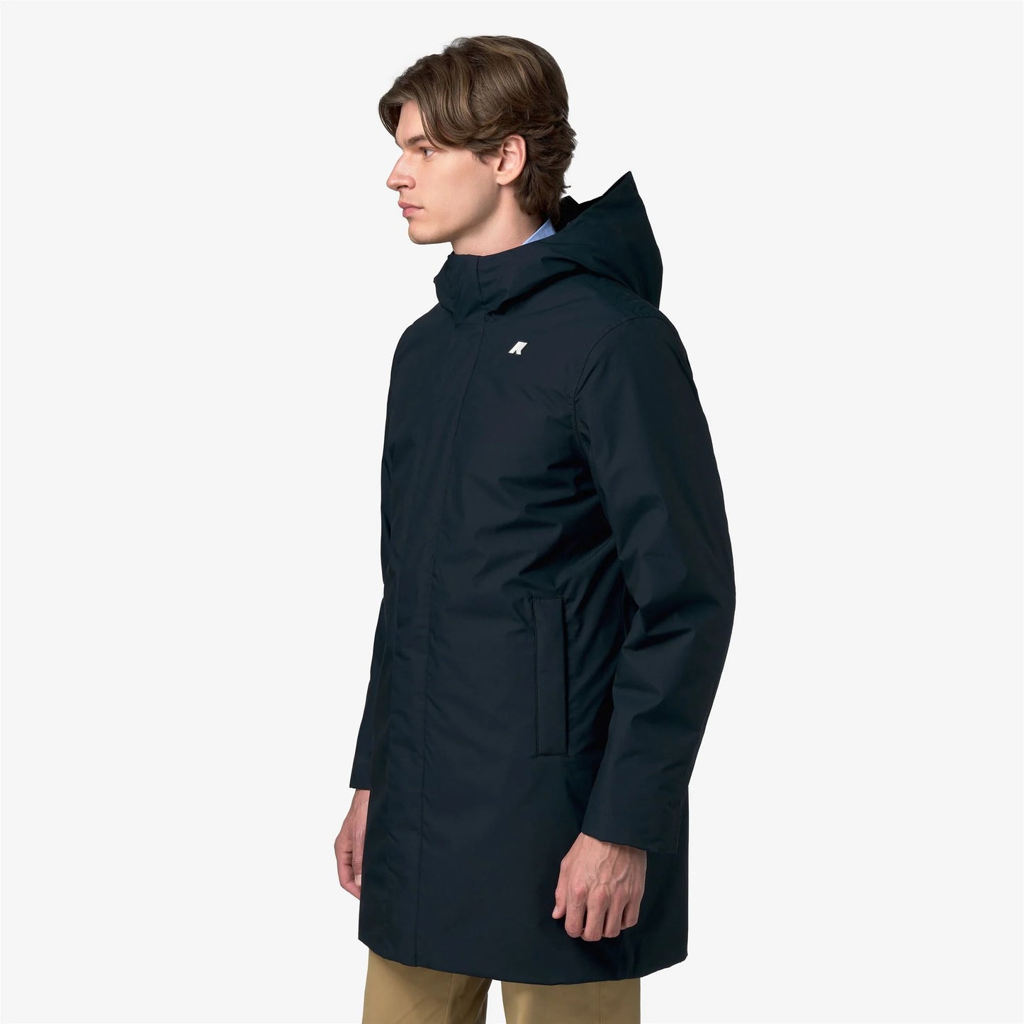 K-WAY AI26-27 Giacca Thomas Warm Micro Canvas Blue Depth Uomo