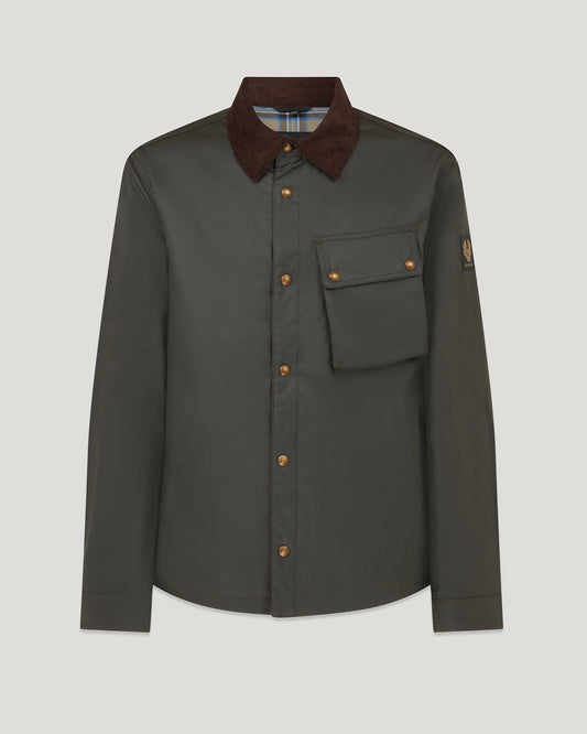 BELSTAFF AI26-27 Giacca Ground Faded Olive Man - Kirù Boutique 28 | Chiavari