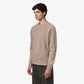 K-WAY AI26-27 Felpa Sebastien Fleece Stitch Beige Plaza Uomo - Kirù Boutique 28 | Chiavari