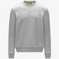 K-WAY AI26-27 Felpa Baptiste Heavy Fleece Grey Mid Melage Uomo - Kirù Boutique 28 | Chiavari