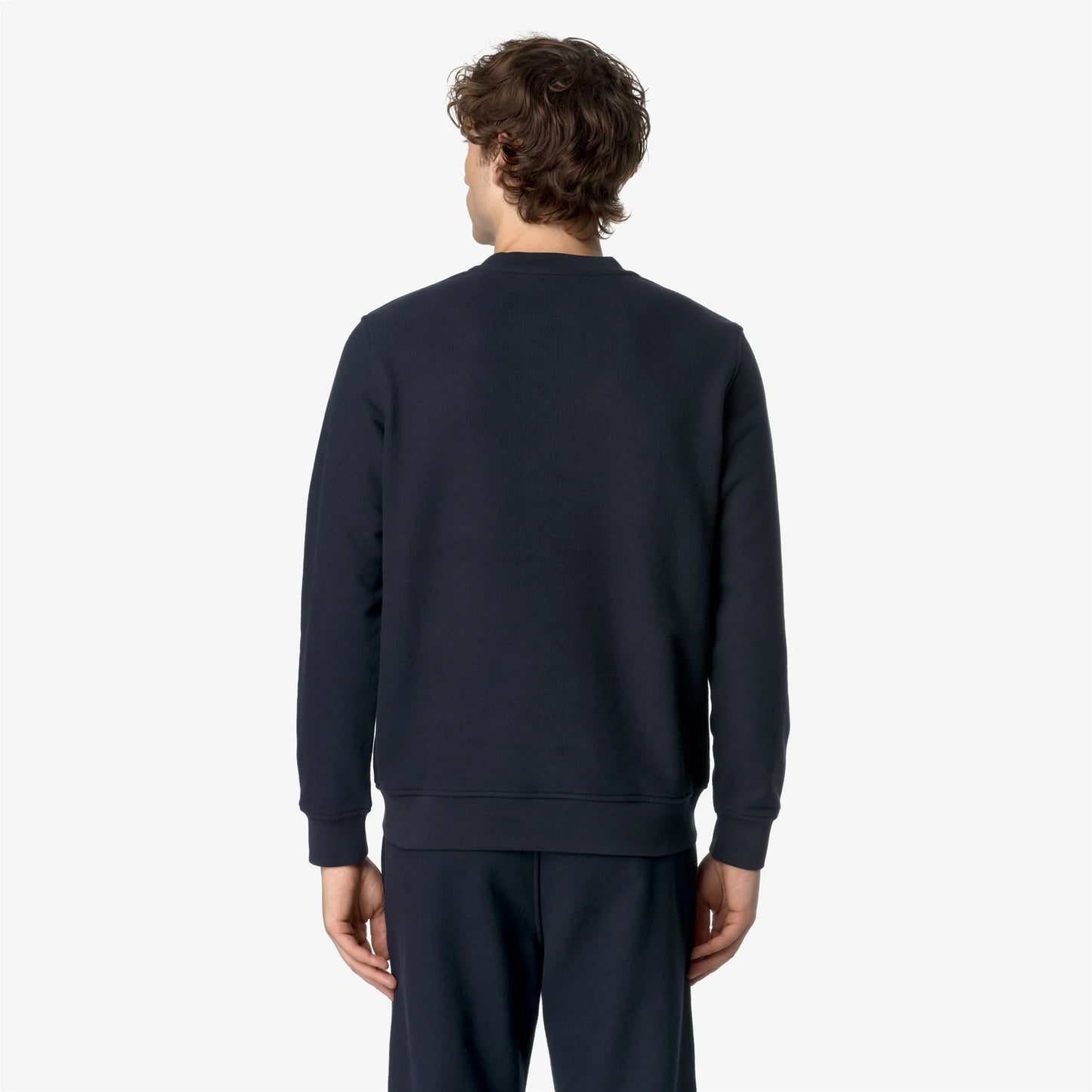 K-WAY AI26-27 Felpa Baptiste Heavy Fleece Blue Depth Uomo - Kirù Boutique 28 | Chiavari