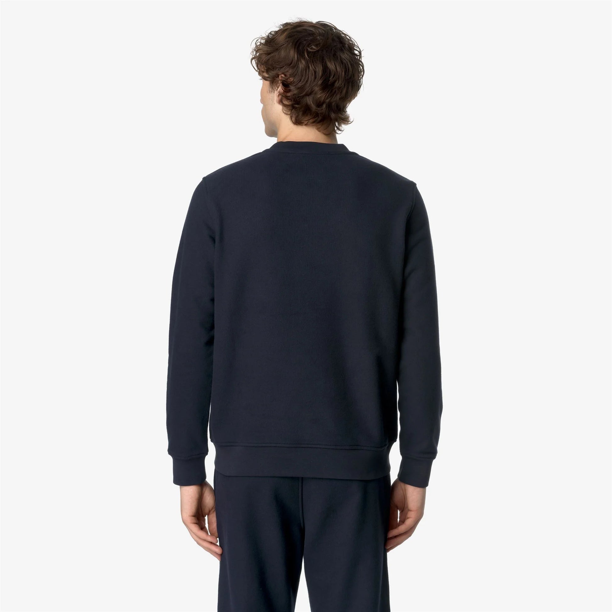 K-WAY AI26-27 Felpa Baptiste Heavy Fleece Blue Depth Uomo - Kirù Boutique 28 | Chiavari