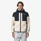 K-WAY AI26-27 Giacca Samson 4.0 Orsetto Blue Depth-Ecru Unisex - Kirù Boutique 28 | Chiavari