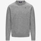 K-WAY AI26-27 Felpa Sebastien Fleece Stitch Grey Mid Uomo - Kirù Boutique 28 | Chiavari