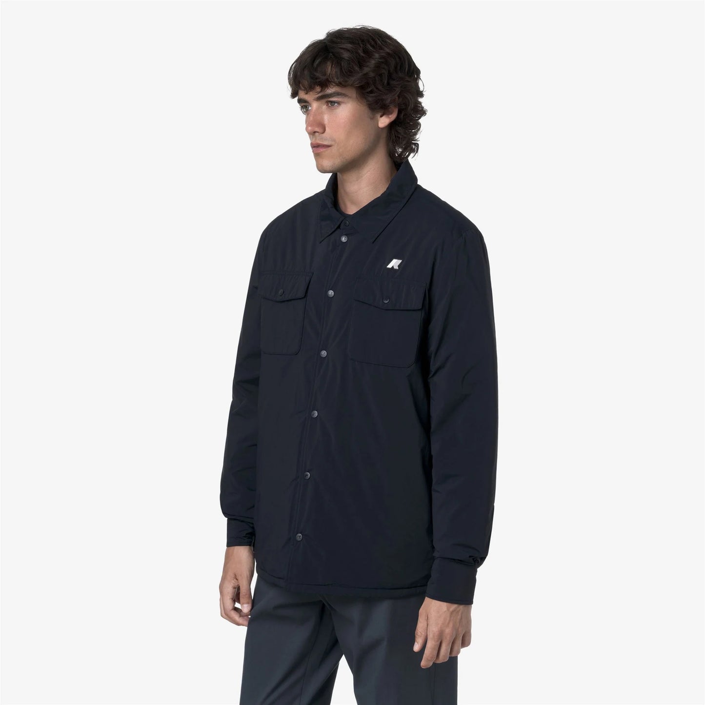 K-WAY AI26-27 Giacca Umbert Plain Warm Blue Depth Uomo - Kirù Boutique 28 | Chiavari