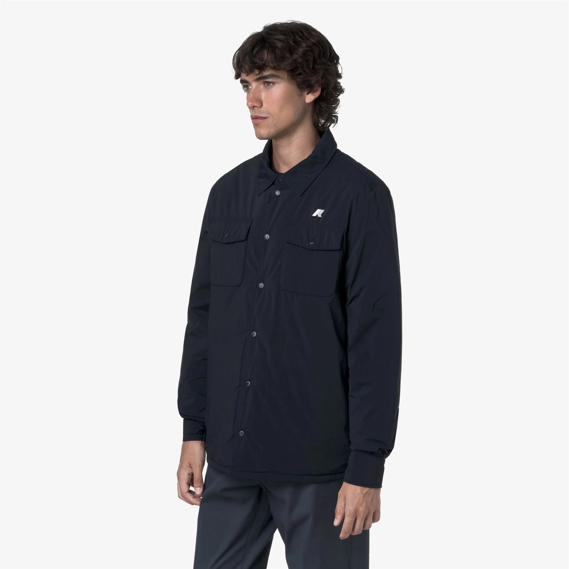 K-WAY AI26-27 Giacca Umbert Plain Warm Blue Depth Uomo - Kirù Boutique 28 | Chiavari