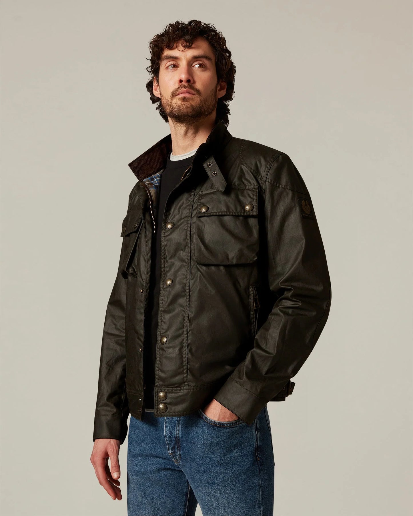 BELSTAFF AI26-27 Giacca Racemaster Icon Faded Olive Man - Kirù Boutique 28 | Chiavari
