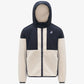 K-WAY AI26-27 Giacca Samson 4.0 Orsetto Blue Depth-Ecru Unisex - Kirù Boutique 28 | Chiavari