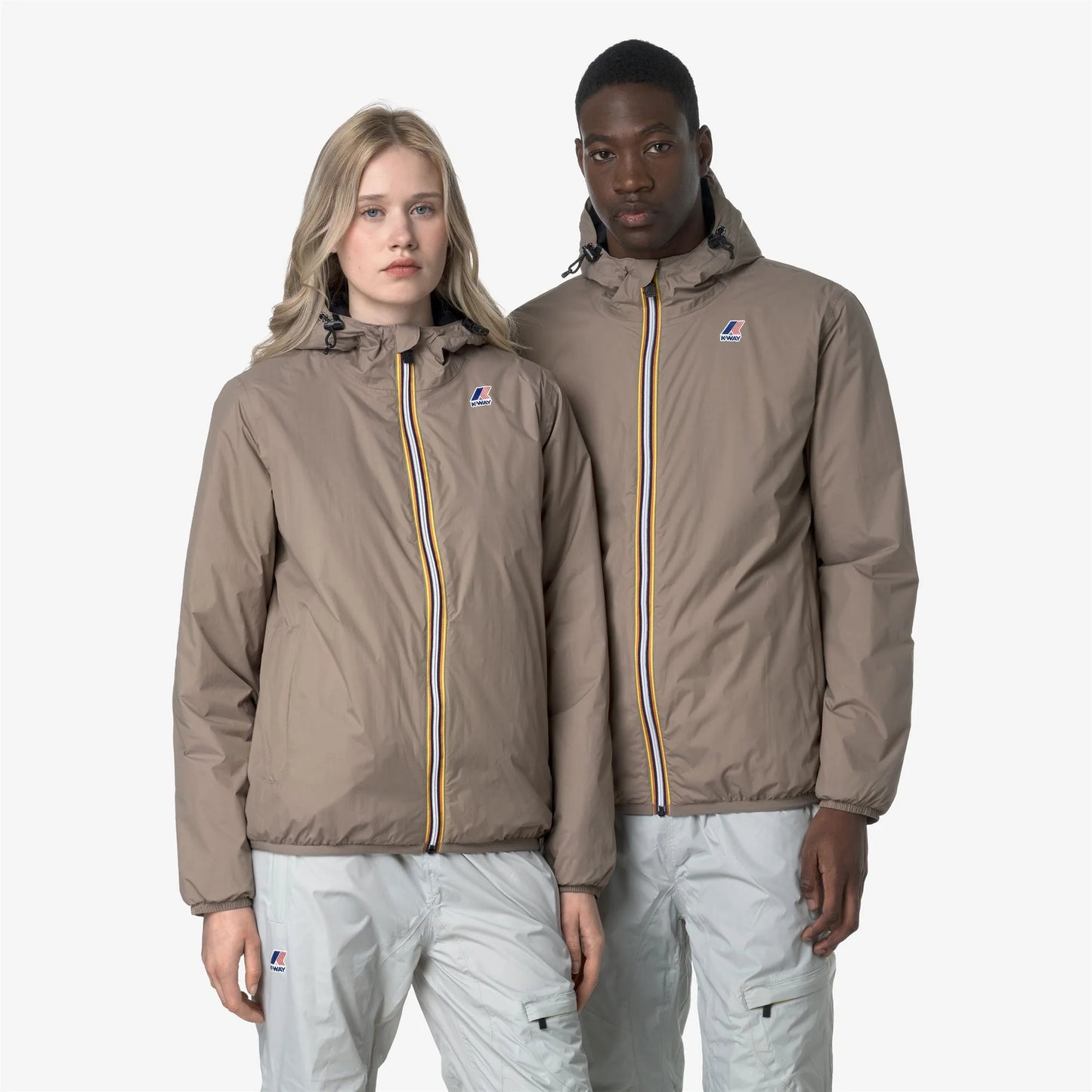 K-WAY AI26-27 Giacca Le Vrai 4.0 Clude Warm Beige Taupe Unisex - Kirù Boutique 28 | Chiavari