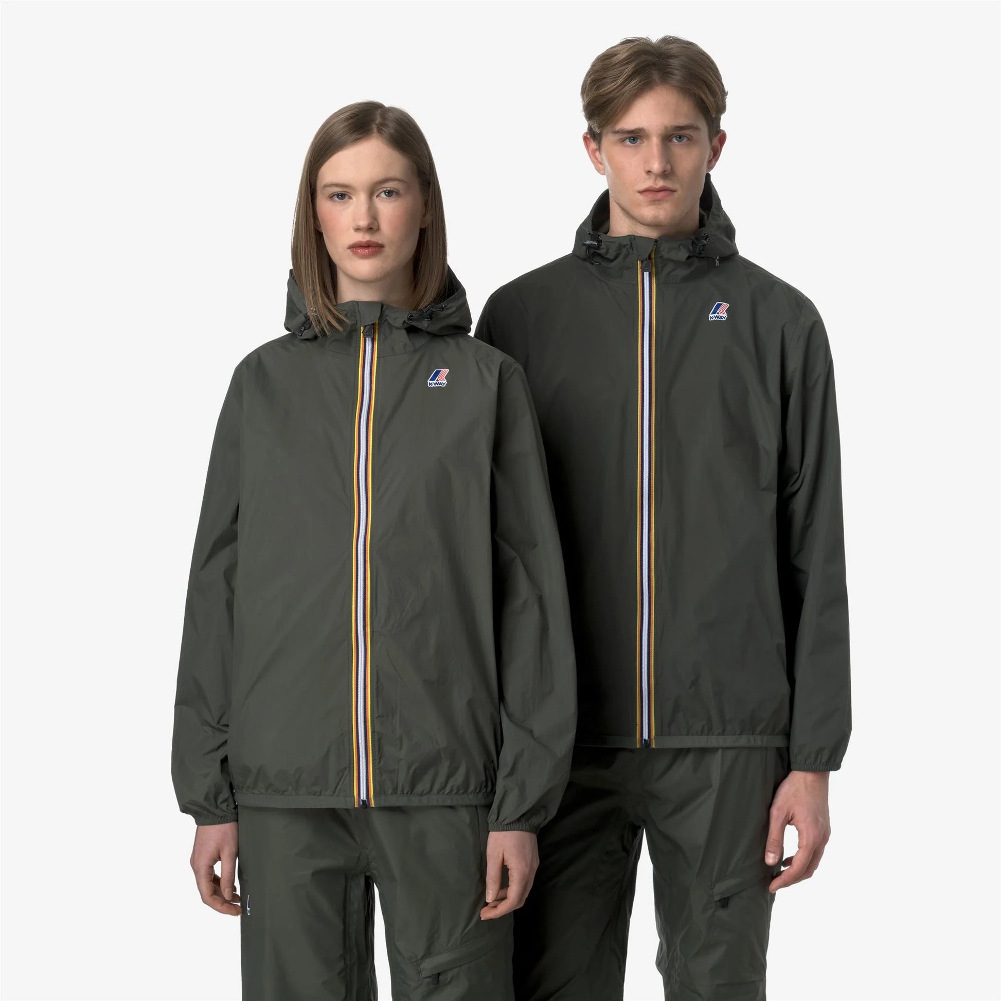 K-WAY AI26-27 Giacca Le Vrai 4.0 Claude Green Blackish Unisex - Kirù Boutique 28 | Chiavari