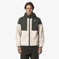K-WAY AI26-27 Giacca Samson 4.0 Orsetto Green Blackish-Ecru Unisex - Kirù Boutique 28 | Chiavari