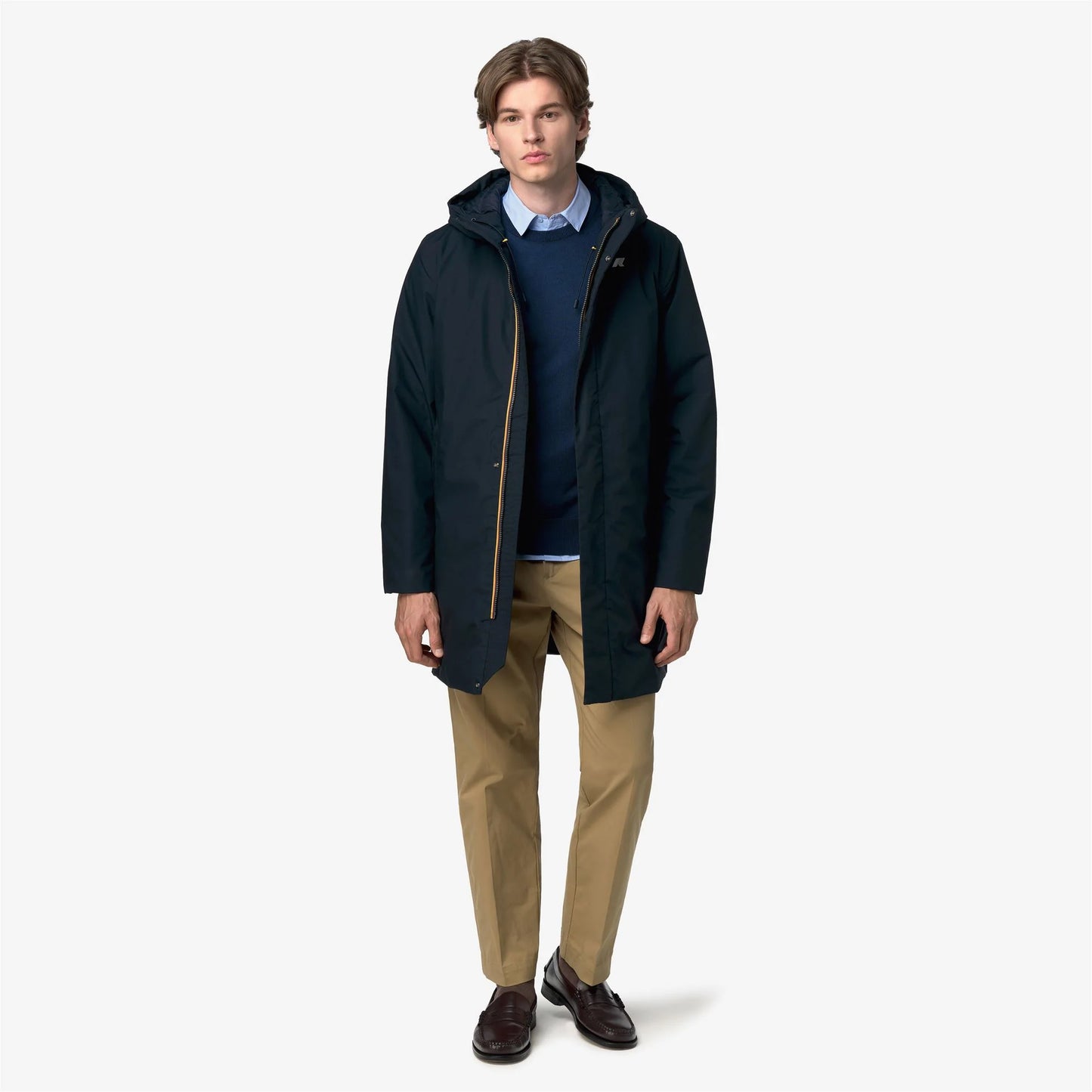 K-WAY AI26-27 Giacca Thomas Warm Micro Canvas Blue Depth Uomo