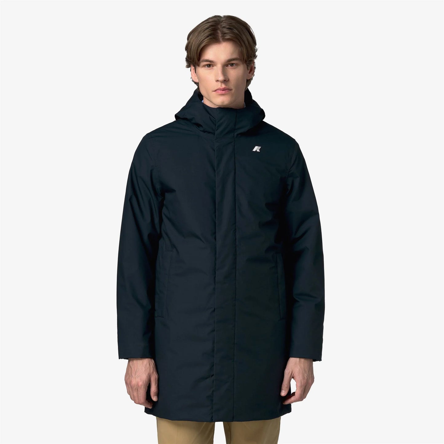K-WAY AI26-27 Giacca Thomas Warm Micro Canvas Blue Depth Uomo