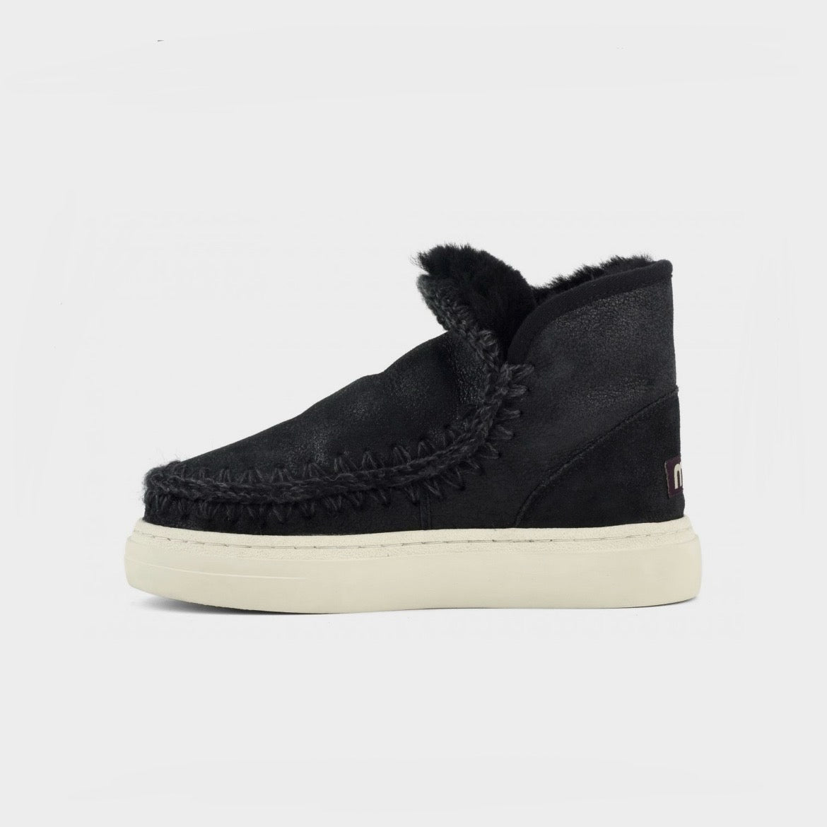 Mou Boots AI24-25 Eskimo Sneaker Bold Cracked Black - Kirù Boutique 28 | Chiavari