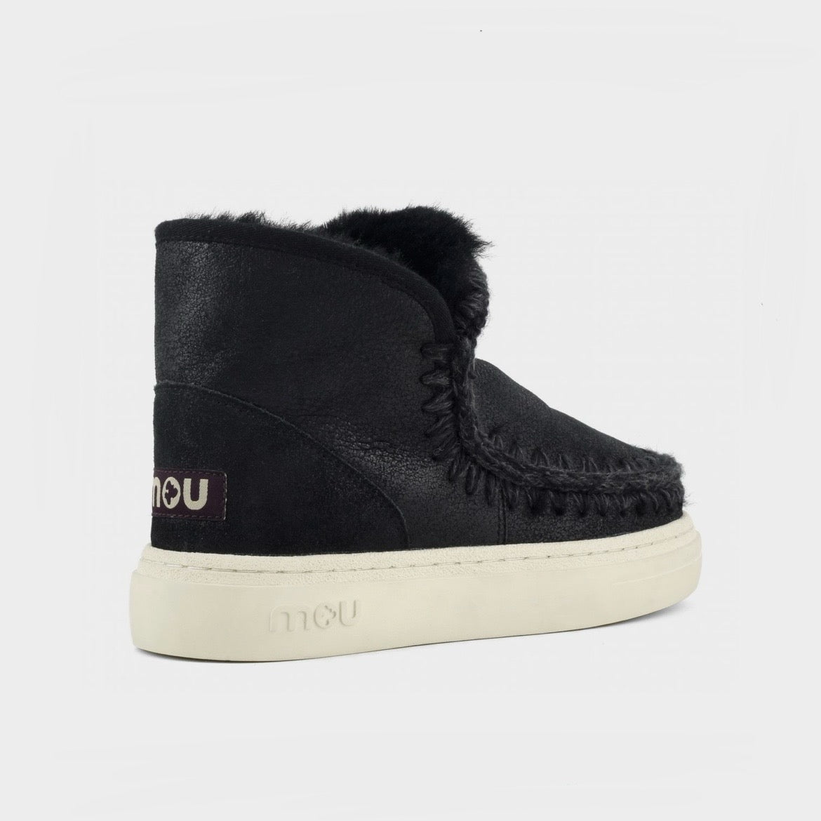 Mou Boots AI24-25 Eskimo Sneaker Bold Cracked Black - Kirù Boutique 28 | Chiavari