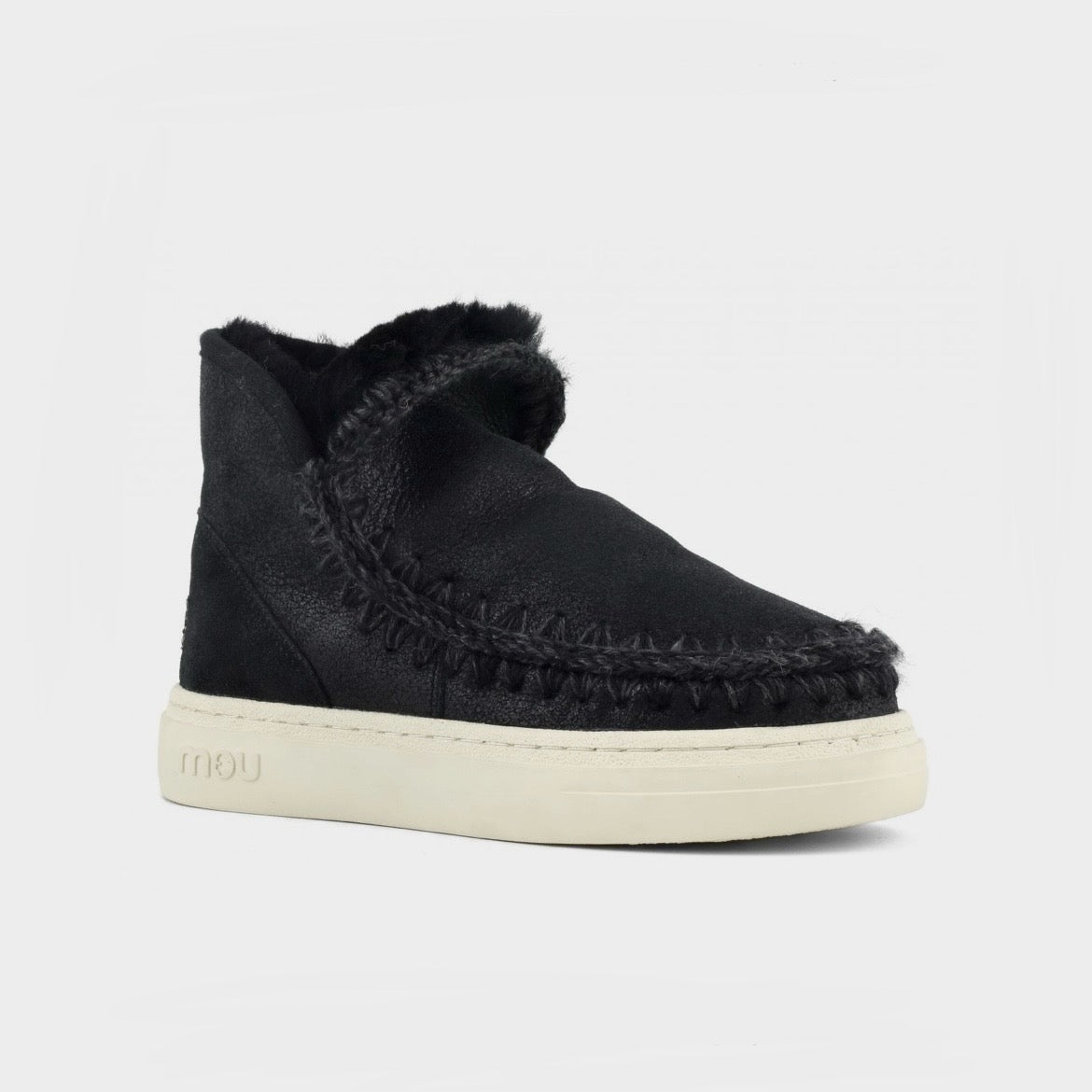 Mou Boots AI24-25 Eskimo Sneaker Bold Cracked Black - Kirù Boutique 28 | Chiavari