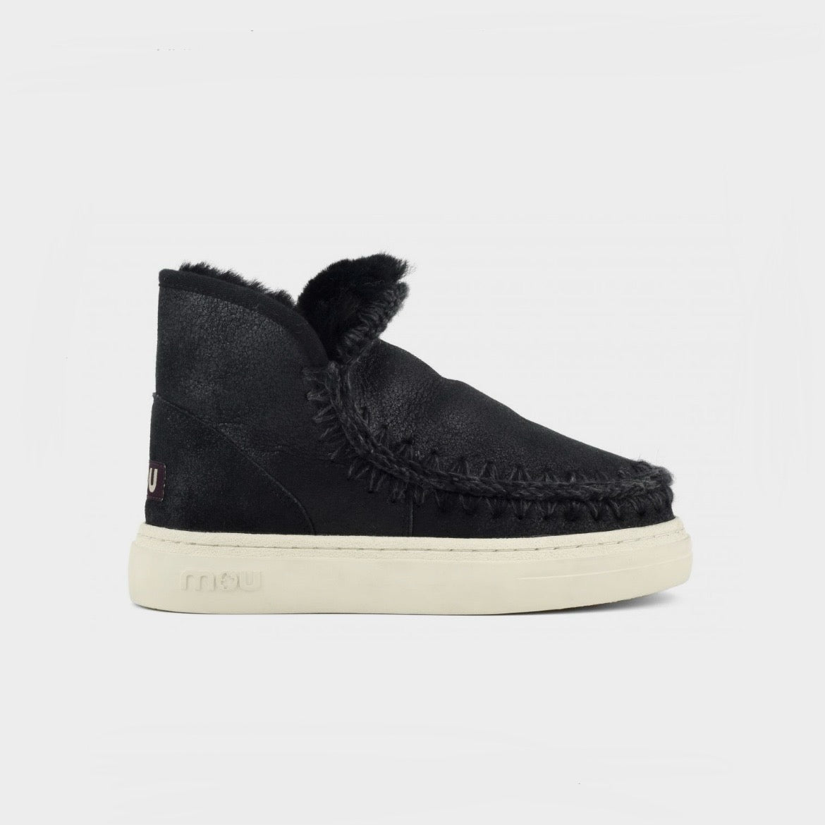 Mou Boots AI24-25 Eskimo Sneaker Bold Cracked Black - Kirù Boutique 28 | Chiavari
