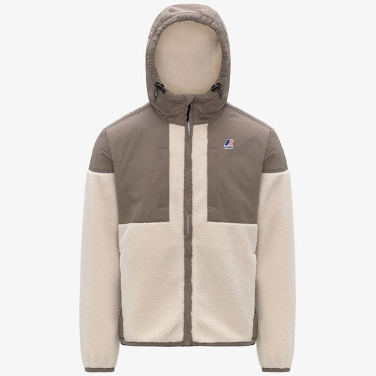 K-WAY AI26-27 Giacca Samson 4.0 Orsetto Beige Taupe-Ecru Unisex - Kirù Boutique 28 | Chiavari