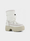 Mou Boots AI23-24 Eskimo Snow Boot Twist Short Nubuck True White - Kirù Boutique 28 | Chiavari
