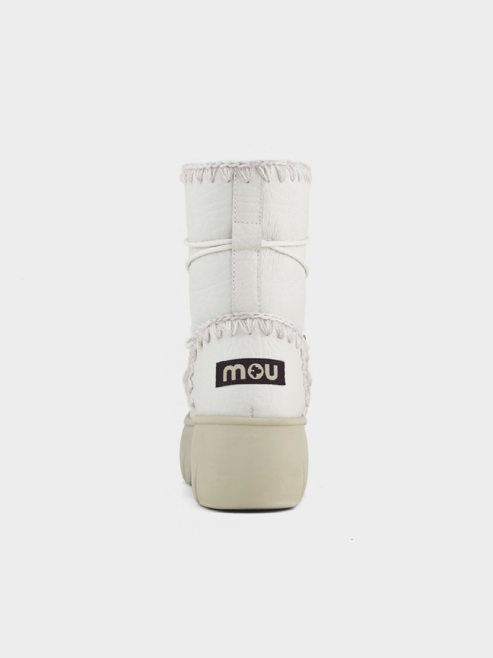 Mou Boots AI23-24 Eskimo Snow Boot Twist Short Nubuck True White - Kirù Boutique 28 | Chiavari