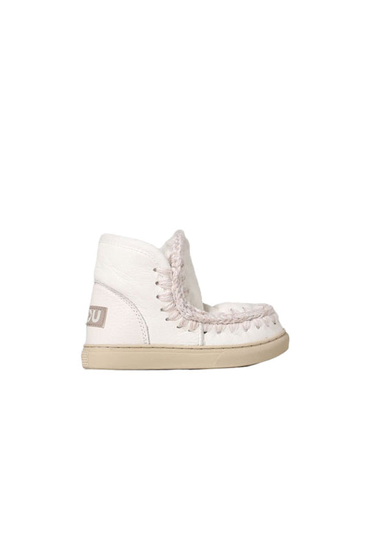 Mou Boots AI23-24 Eskimo Sneaker Kid Waxi White - Kirù Boutique 28 | Chiavari