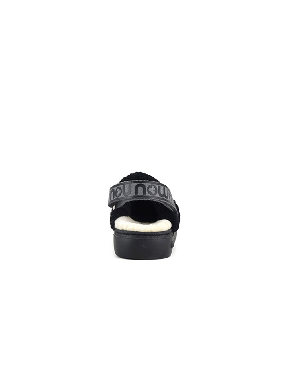Mou Boots AI23-24 Mou Boots Bold Clog Curly Sheepskin & Backstrap Black - Kirù Boutique 28 | Chiavari