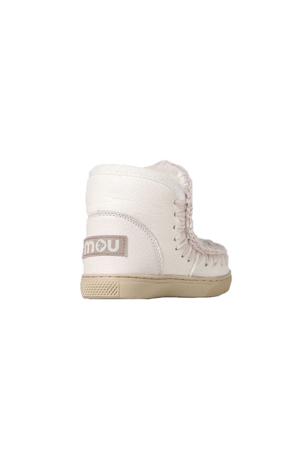 Mou Boots AI23-24 Eskimo Sneaker Kid Waxi White - Kirù Boutique 28 | Chiavari